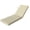 Cream White, variant on Outdoor Chaise Lounge Cushion,4" Thick Lounge Chair Cushions with Non-Slip Ties,Water-Resistant and Fade Resistant Lounger Replacement for Patio,21"x72 "