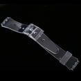 thumbnail image 3 of Correa de reloj clásica de caucho de silicona impermeable y lavable de 17 mm para smartwatch Transparente, 3 of 9