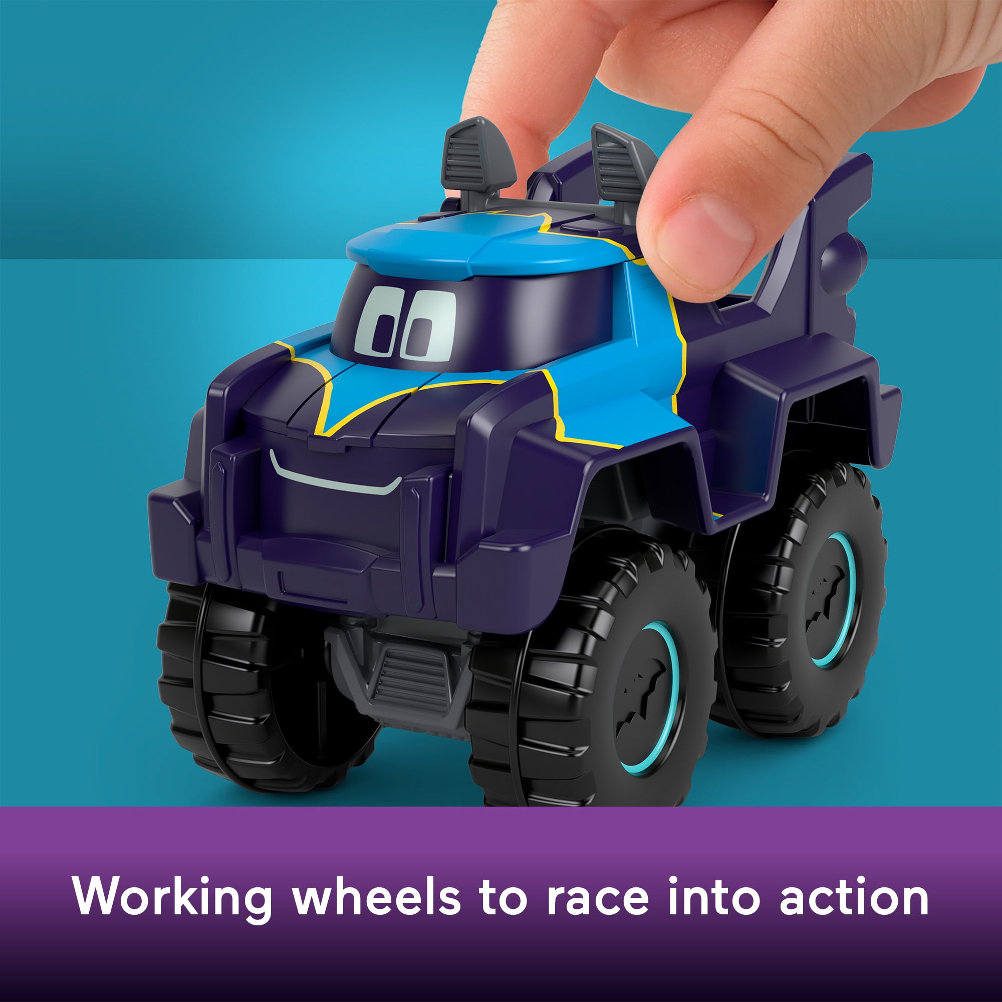 Fisher-Price DC Batwheels 1:55 Scale Diecast Toy Motorcycle, Bibi the Batgirl Cycle, Preschool Toy