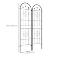 thumbnail image 3 of Set of 2 Garden Trellis Metal Trellis for Climbing Plants Flowers, 3 of 10