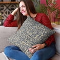 thumbnail image 2 of Plutus Blue Dotted Luxury Throw Pillow-Size:18" x 18", 2 of 9