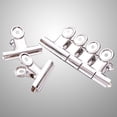 thumbnail image 3 of 12Pcs Large Metal Hinge Clip Paper File Binder Clips for Pictures Photos Tickets, 3 of 8