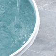 thumbnail image 3 of Umbral de ducha de 23,6 pulgadas Presa de agua Barrera de ducha de baño plegable Sistema de retención de tapón de agua Separación seca y húmeda para baño, 3 of 5