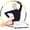 Yellow, variant on Fitness Exercise Weighted Hoops, Lose Weight by Fun Way to Workout, Model Life, Detachable and Size Adjustable Design