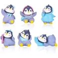 thumbnail image 1 of Figuras de adornos de Pastel de pingüino YONGSHENG 6 piezas, 1 of 5