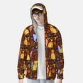 thumbnail image 2 of Lsque colorful fox Pattern UPF 50+ Lightweight Sun Protection Men's Women's Long Sleeve Shirt, Hoodie Performance -Large, 2 of 7