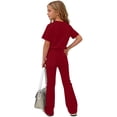 thumbnail image 3 of Ensemble Deux Pièces pour Filles : T-Shirt à Manches Courtes et Pantalon Long, Tenue Décontractée d'Été à Imprimé pour Enfants, 3 of 7