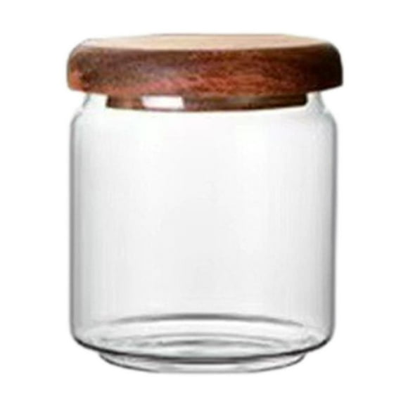 Rbaofujie Small Storage Containers Food Grade Sealed Glass Jar Coffee Storage Jar Dried Fruit Storage Jar Glass Bottle Grain Storage Jar Flour Sugar Storage Containers