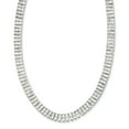 thumbnail image 1 of Sterling Silver CZ Necklace (Weight: 34.59 Grams, Length: 17 Inches), 1 of 1