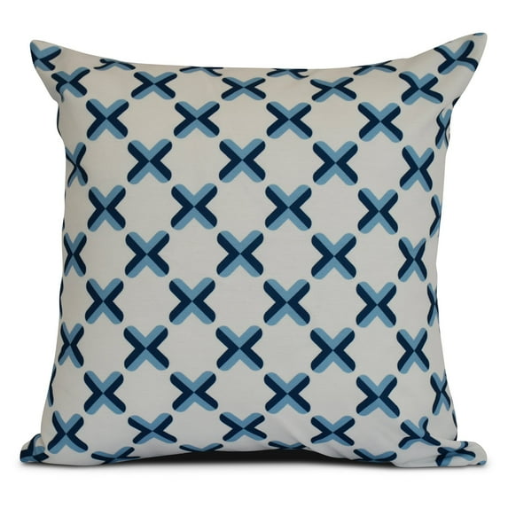E by Design Upscale Getaway Criss Cross Decorative Pillow