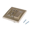 thumbnail image 3 of Panel de Enchufe de Pared BLESIY 2.1A con Tornillos Receptáculo de 3 Interruptor de Salida USB, 3 of 7