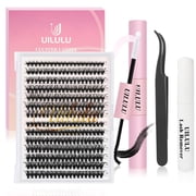 Lash Clusters Kit for DIY Lash Extension at Home, 30&40D False Eyelashes Set wit