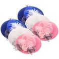 thumbnail image 2 of UNOMOR Compact Hen Hat Hats Assorted Color 6Pcs 2.8x2.8in Cloth for Parties, 2 of 12