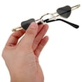 thumbnail image 4 of 2 uds Mini gafas de sol Hip Hop en forma de corazón gafas de protección Uv con marco pequeño y divertido para mujeres, hombres y adolescentes a la moda para fiestas y viajes, 4 of 4
