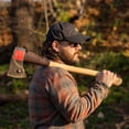 thumbnail image 4 of Swiss Tech 28-inch Drop Forged Steel Axe with Hickory Handle, Gewahlt, 4 of 17