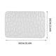 thumbnail image 3 of Alfombrilla de baño de espuma viscoelástica (1 unidad), alfombra de suelo superabsorbente, de secado rápido y antideslizante para baño, cocina, sala de estar o entrada (blanca)., 3 of 8