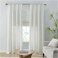 thumbnail image 6 of JERFIT White Cordless Roman Shade 35" x 64" Light Filtering Polyester Linen Blend Window Treatment for Easy Installation, 6 of 10