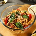 thumbnail image 3 of 2pcs Glass Bowl Fruit Salad Bowls Dessert Containers Tablewares (Transparent), 3 of 8