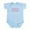 Sky Blue, variant on CafePress - 100% Brooklyn Infant Bodysuit - Baby Light Bodysuit, Size Newborn - 24 Months