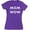Purple, variant on Mom Wow Print Funny Tshirt Mothers Day Gift Tee Color Black Small
