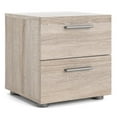 thumbnail image 3 of Pemberly Row Engineered Wood Brown Dresser + Chest + 2 Nightstands 4pc Set, 3 of 30