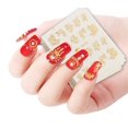 thumbnail image 3 of 30 estilos diferentes de pegatinas de uñas 3D autoadhesivas de transferencia de agua, diseño de flores, animales, hojas, pegatinas de uñas para decoración de uñas DIY, 3 of 5