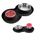 thumbnail image 1 of Yacee Cuencos Para Perros 100 % Impermeables, Sin Bpa, 2 De Acero Inoxidable (53 Oz+27 Oz) Con 1,35, 1 of 1