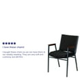 thumbnail image 4 of Flash Furniture HERCULES Series Heavy Duty Black Dot Fabric Stack Chair with Arms, 4 of 11