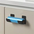 thumbnail image 2 of 4pcs Wall Mounted Self-adhesive Trash Bags Storage Rack Film Wrap Organizer Holder Kitchen Garbage Bag Storage Hook Black, 2 of 9