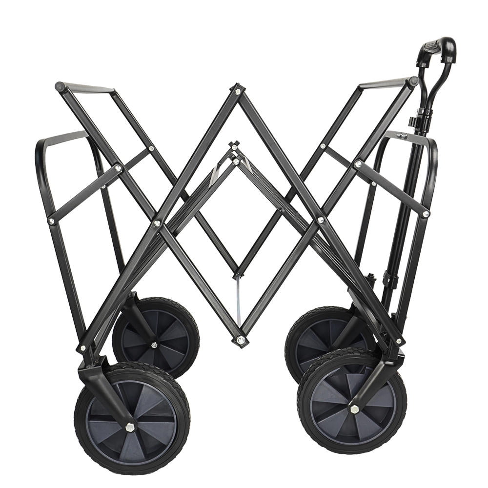 Greenwise Garden Cart Wheelbarrows, Beach Outdoor Wagon, Collapsible