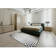 thumbnail image 4 of Ahgly Company Indoor Rectangle Patterned Off-White Novelty Area Rugs, 6' x 9', 4 of 6