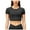 Black, variant on Vmvidoty Short Sleeve Tops for Women Quick-drying Running Workout Tops for Women Athletic Seamless Crop Basic Gym Yoga Tops Red XL