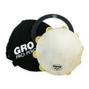 Grover Pro SV-TAMB-BR 10" SV Double Row Brass Tambourine, with Bag and Roll Ring