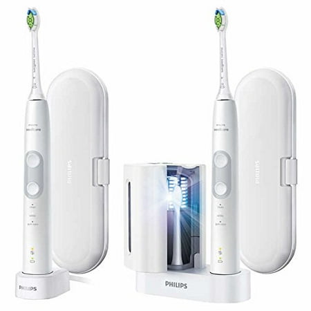 philips sonicare clean pack protective rechargeable whitening sonic walmart platinum premium edition toothbrushes combo handle care sanitizer uv diamondclean charger