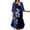 D : Blue, variant on Women Casual Lace Round Neck Sleeveles Dress Solid Chiffon Two-Piece Set 2 Piece Set Beach Sundress
