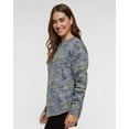 thumbnail image 2 of LAT B07038985 Women Weekend Fleece Crewneck Sweatshirt, Vintage Camo - Large, 2 of 5
