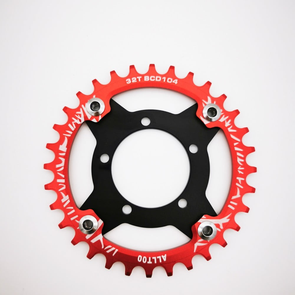 Electric Bicycle Ebike 32/34/36/38T Chainring + Adapter For Bafang BBS01/02  - Walmart.com