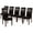 Brown LeatherSoft, variant on Flash Furniture Greenwich Series Parsons Chair, Set of 6, Brown LeatherSoft