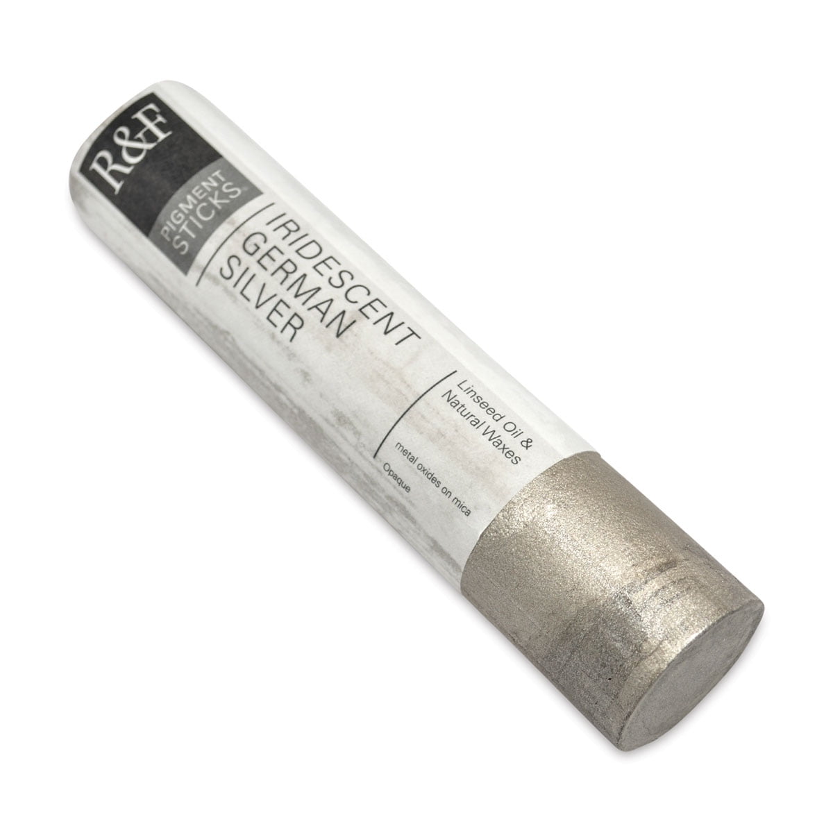 R&F Handmade Paints 2282 Oil Pigment Stick 188ml Iridescent Ger Silver
