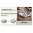 thumbnail image 1 of Napkin Holder for Table, Flat Napkin Holder with Weighted Arm, Square Paper Napkin Holders, Elegant Rustic Iron Metal B, 1 of 5