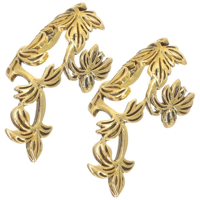 Ear Cuff Leaf Style Classic Non-Piercing Earrings For Girls Prom 3.2X2.5CM 1Pair