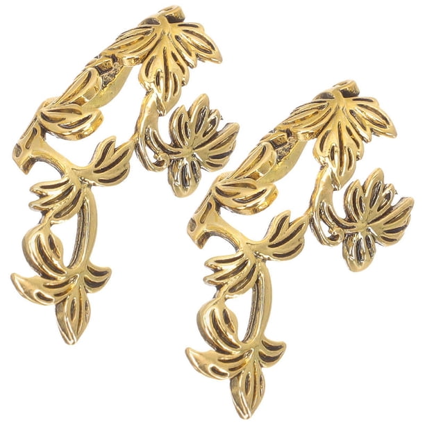 Ear Cuff Leaf Style Classic Non-Piercing Earrings For Girls Prom 3.2X2.5CM 1Pair
