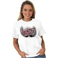 thumbnail image 5 of Country Strong Western Angel Wings Women's Graphic T Shirt Tees Brisco Brands X, 5 of 5