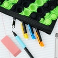 thumbnail image 5 of Pen+Gear Silicon Bubble Popper Zip Binder Pouch, Green and Black,Assembled Product Length 10inch, 5 of 6