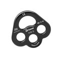 thumbnail image 1 of Descender Plate 35KN Paw Rigging Plate 4 Holes Rock Hole Rope Climbing Gear Black, 1 of 6