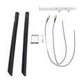 thumbnail image 2 of Wireless AX201NGW WiFi Card M.2 Interface 2.4Ghz 5Ghz 3000Mbps WiFi 6 Wireless Card for Win10 11, 2 of 7