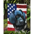 thumbnail image 3 of Stabyhoun Dog American Flag Garden Flag, 3 of 3