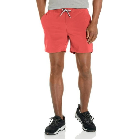 Columbia Men's Slack Tide Hybrid Water Short, Sunset Red, Medium
