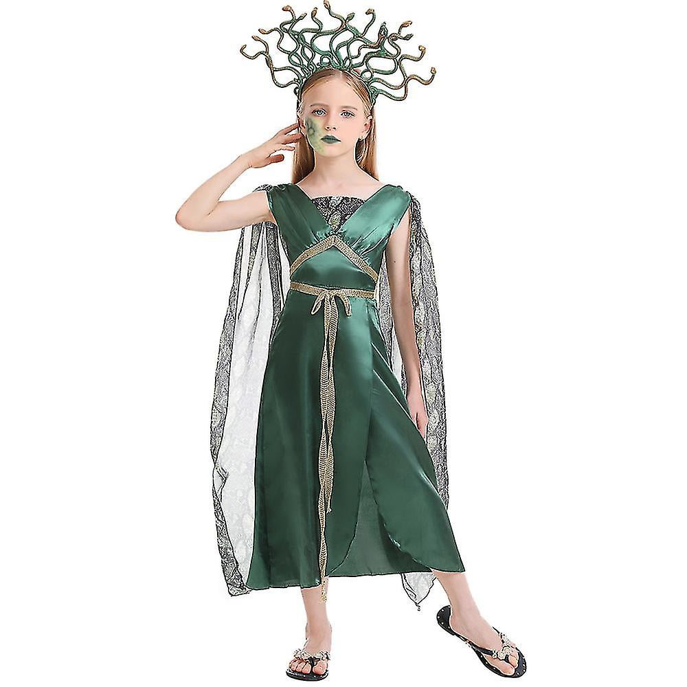 Girls Medusa Costume Halloween Scary Kraken Ancient Greek Mythology Medusa Cosplay Walmart