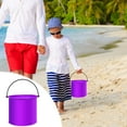 thumbnail image 6 of Elainilye Collapsible Portable Travel Water Bucket, Handle Carry Folding Container, Multipurpose Utility Pail for Camping, Beach, Outdoor Adventures, Random Color shipping, 6 of 7